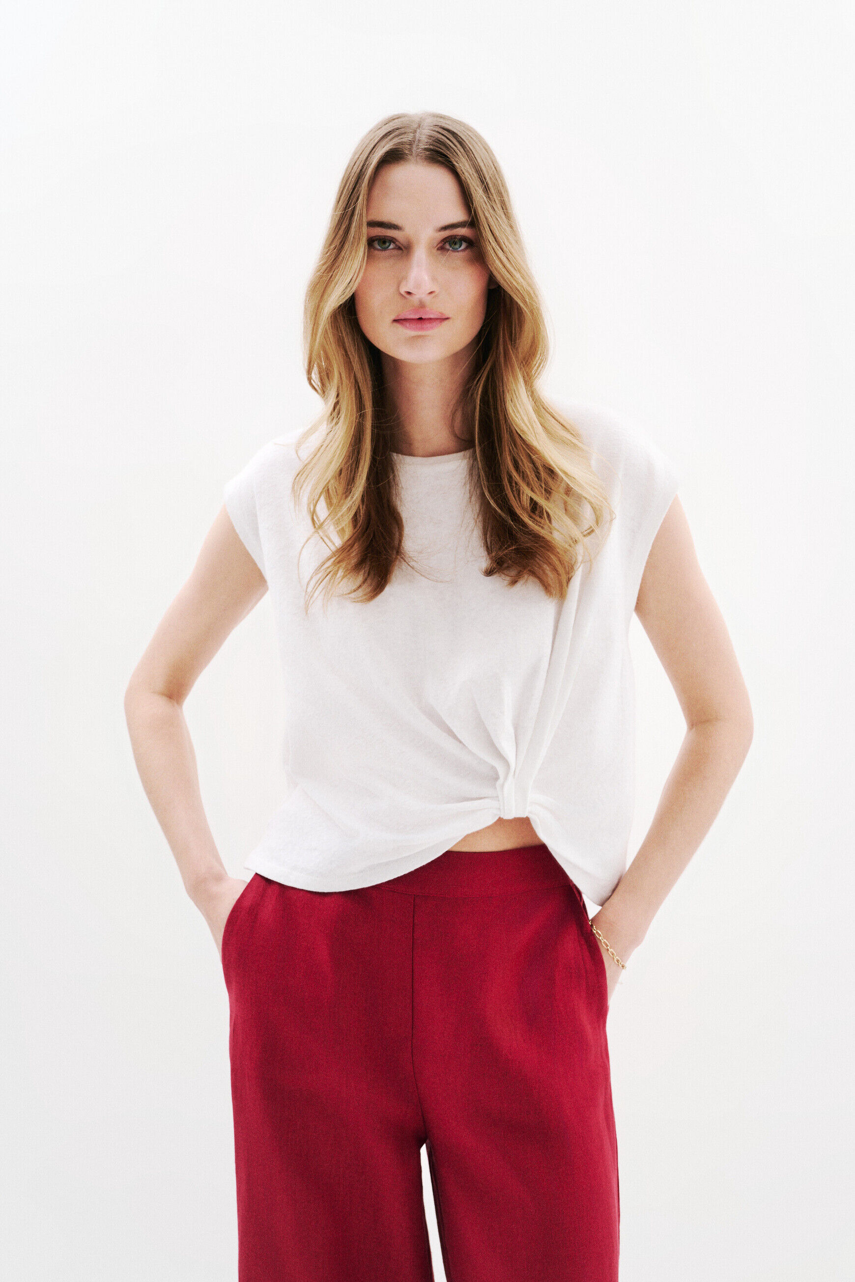T-shirt Timi blanc femme