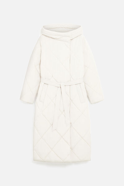 Doudoune grizzly ecru femme