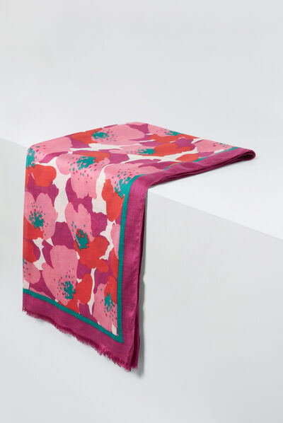 foulard leila vert emeraude femme