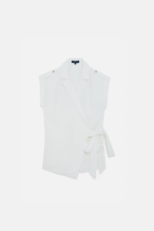 chemise calison 100 lin blanc femme Chemise calison 100% lin blanc femme