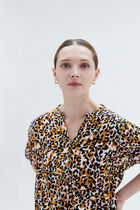 Cado3 shirt cognac brown woman