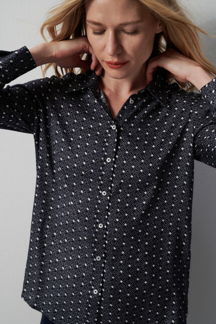 navy blue woman