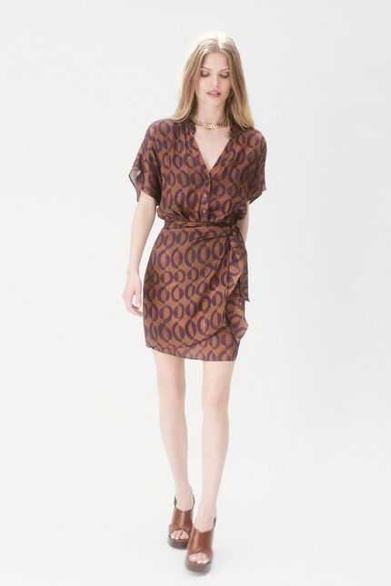 Jurk Rash camel vrouw