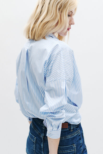 Bluse Claudine himmelblau damen