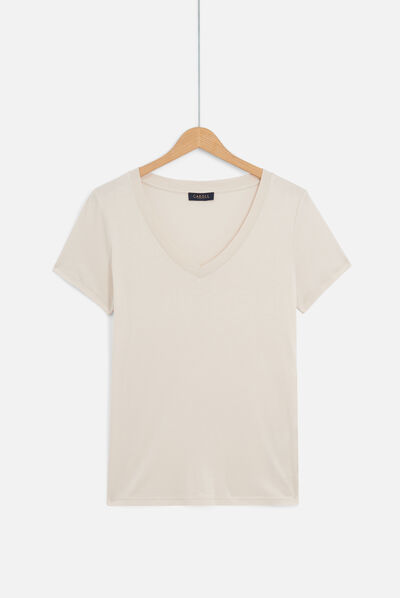 T-shirt Anita ecru donna