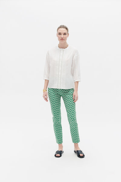 Camisa carlito branco mulher