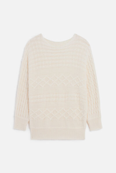 Pull micha ecru femme