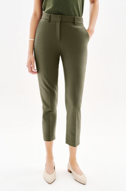 Pantalón psidiko2 verde caqui mujer