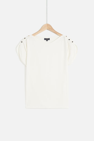 T-shirt talissa ivoire femme