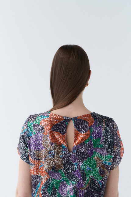 Blouse camila orange femme