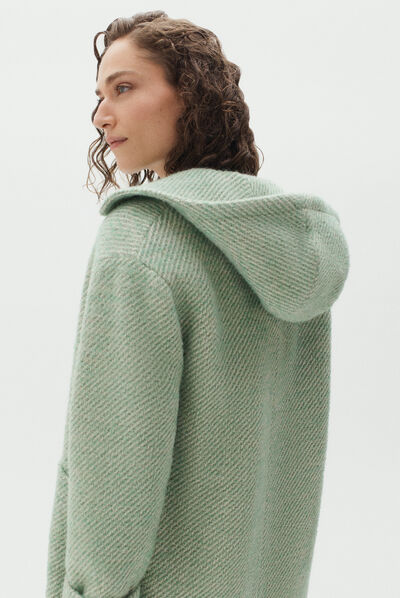 Cappotto Kylian verde chiaro donna
