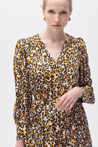 Alice3 dress cognac brown woman