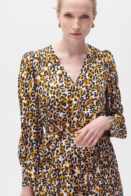 Alice3 dress cognac brown woman