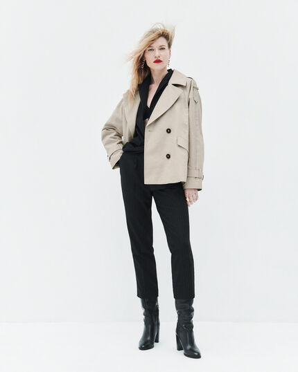 trench gourmand arena mujer