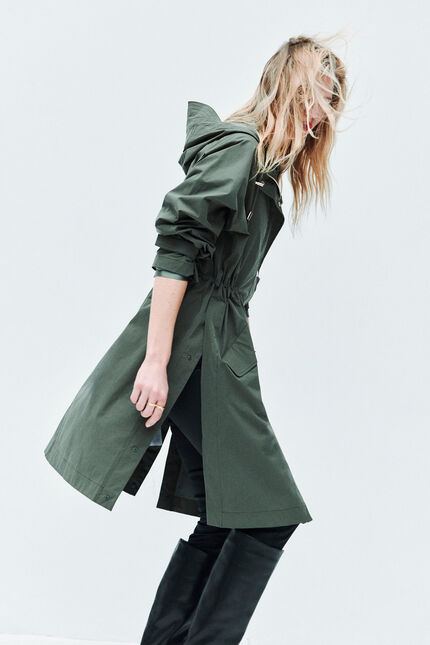 Parka gold vert kaki femme