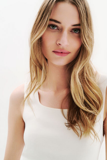 Top Mclaudia ecru femme