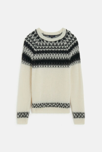 Pull milly ivoire femme