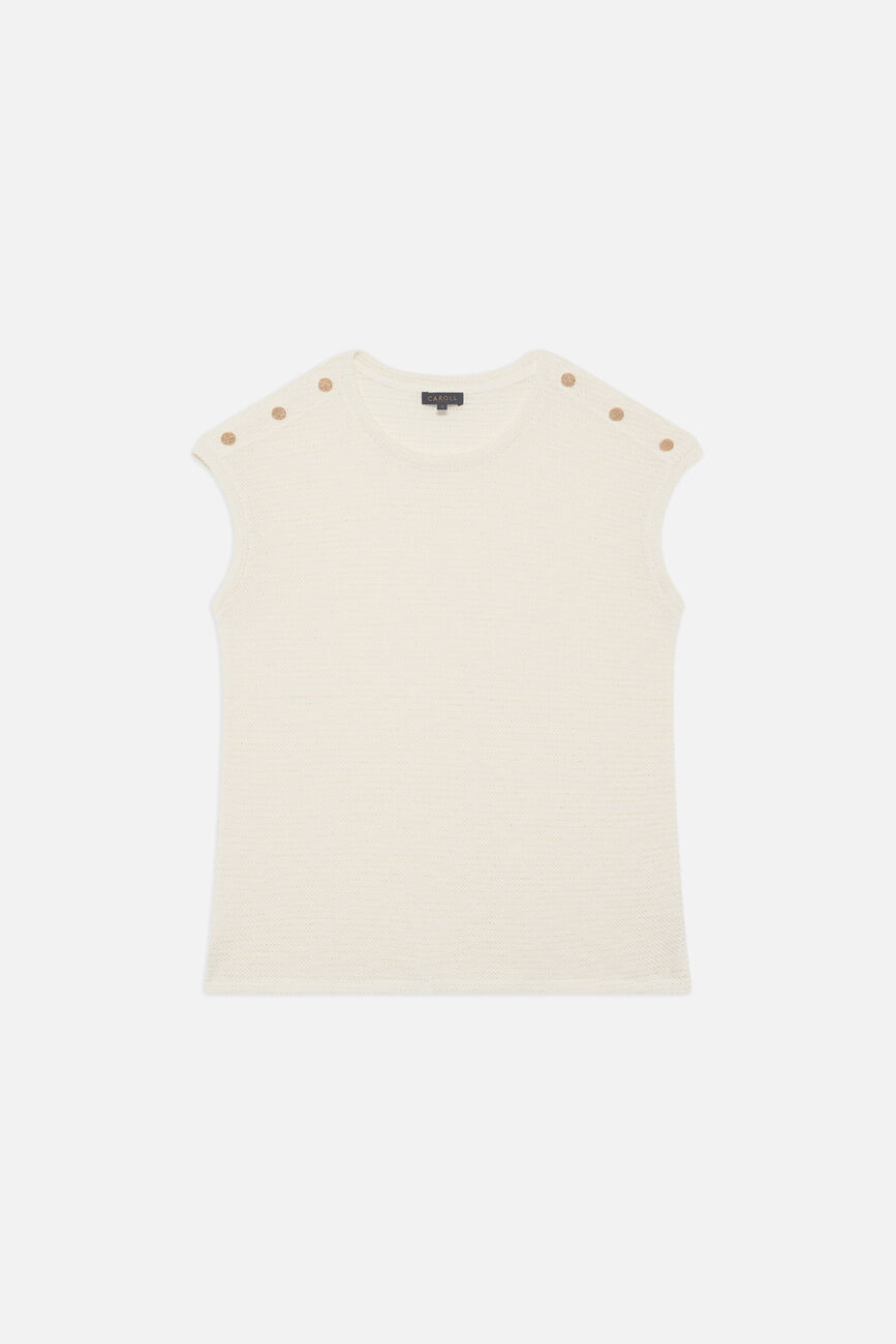 Camiseta Tanna crudo mujer