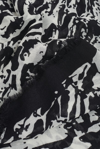 Foulard shade noir femme