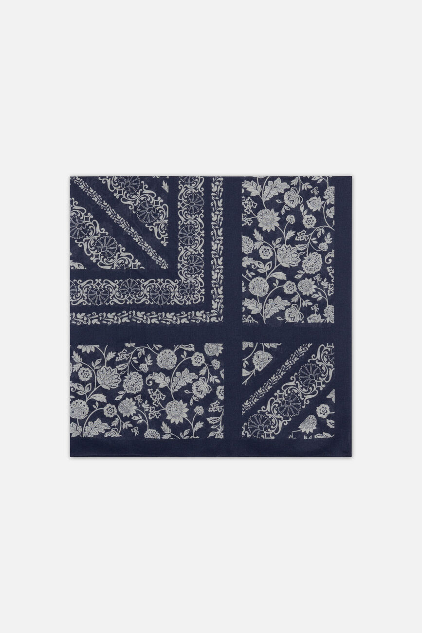 Lysandre scarf navy blue woman
