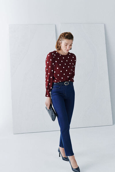 Blouse christy bordeaux femme