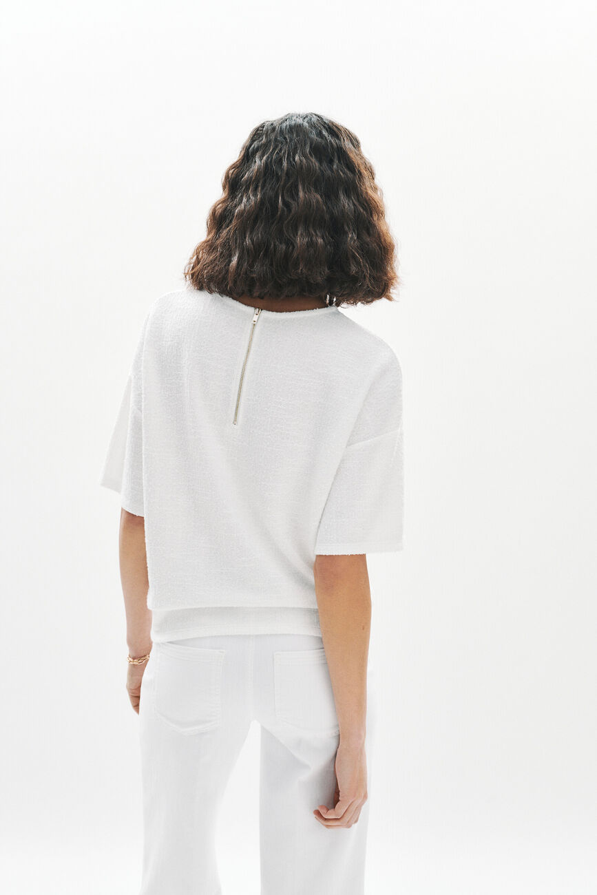 T-shirt Tbaci ecru femme