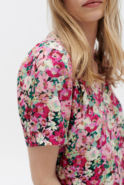 Camisa Sun rosa mulher
