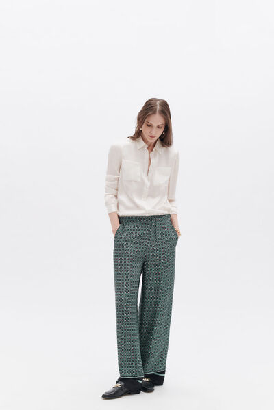 Pantalón pimeo2 azul marino mujer