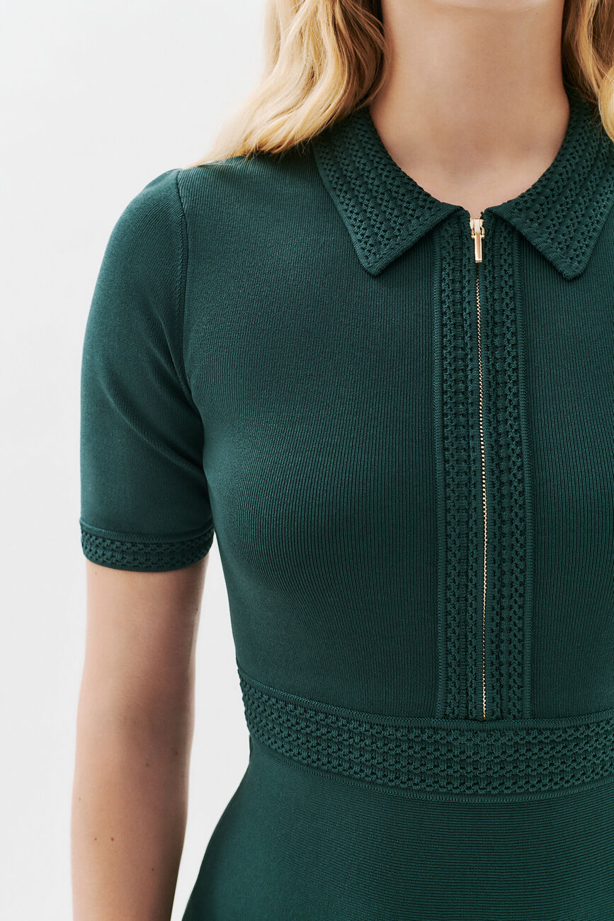 Rmalou dress dark green woman