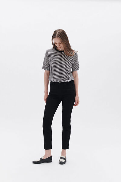 Pantalón paddy negro mujer