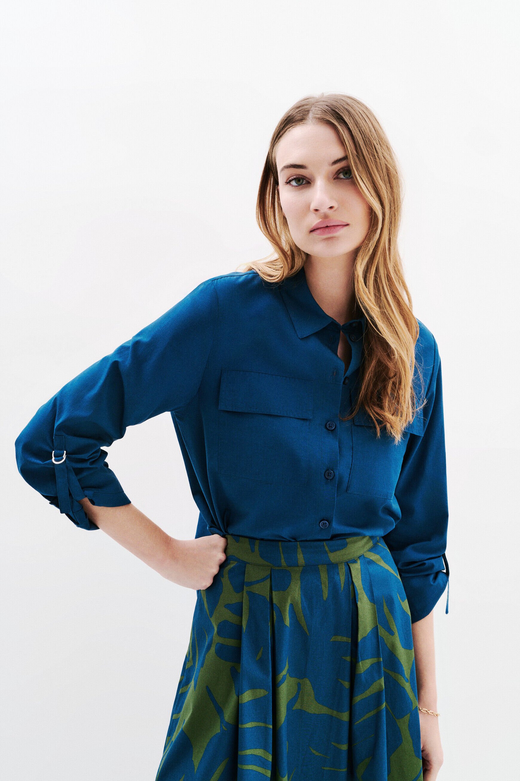 Chemise Cassy bleu femme