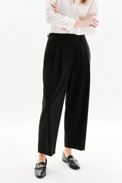 Pantalón Plume marrón chocolate mujer