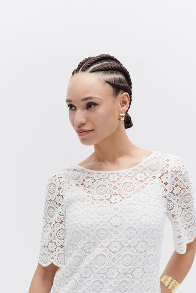 Blusa New Liam avorio donna
