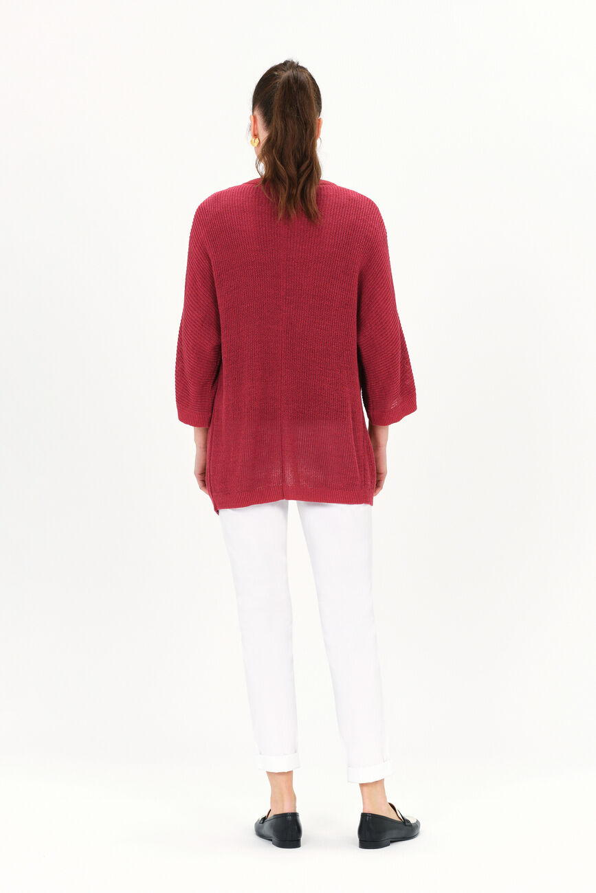 Pull marinella marron fonce femme
