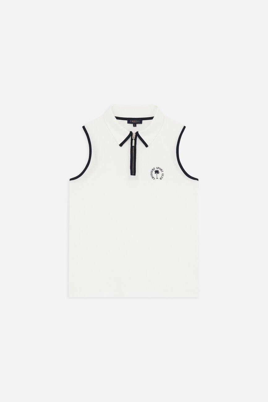 Maglietta Tely ecru donna