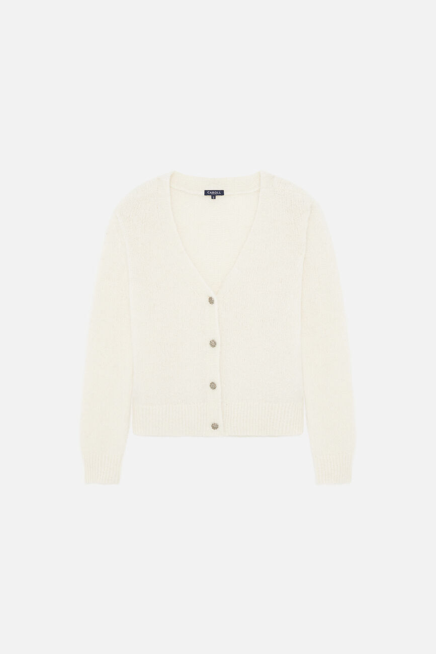 Gilet Mdonatella ecru donna