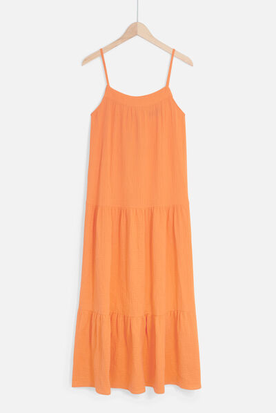 robe amanda orange femme