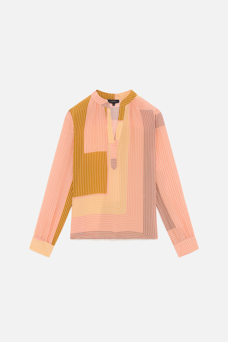 Blouse Csolaire vieux rose femme