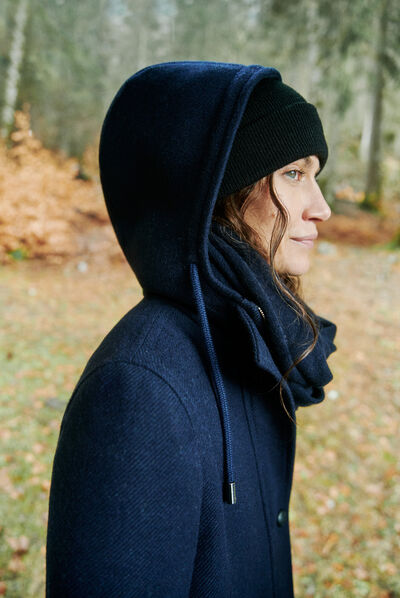 Jas Germain marineblauw vrouw