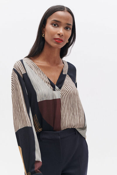Blusa cmilana1 grigio donna