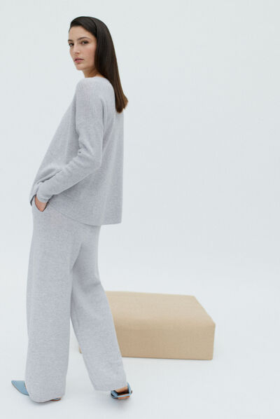 pull gabriela gris clair femme