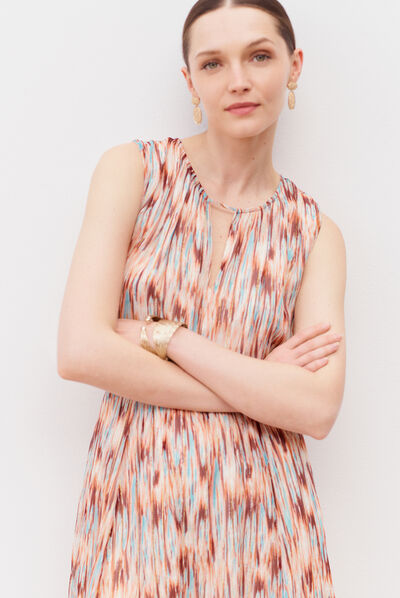 abito iris arancio donna