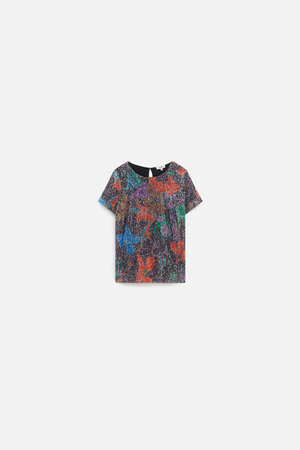 Blouse camila orange femme