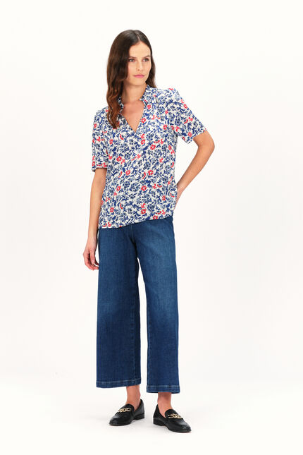Blouse chimen denim stone femme