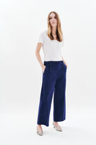 Paolino trousers navy blue woman