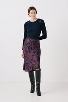 Skirt jalentin navy blue woman
