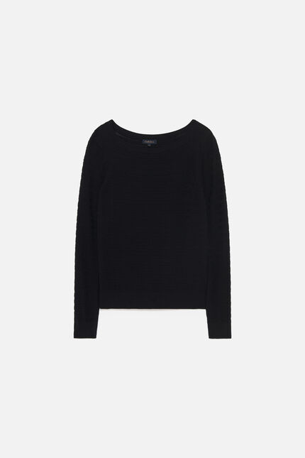 Pull marion noir femme