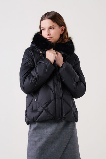Manteau gavony noir femme