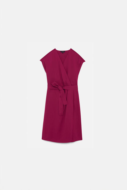 Robe laila rose framboise femme