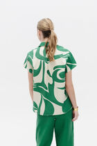 Canemone blouse mint green woman
